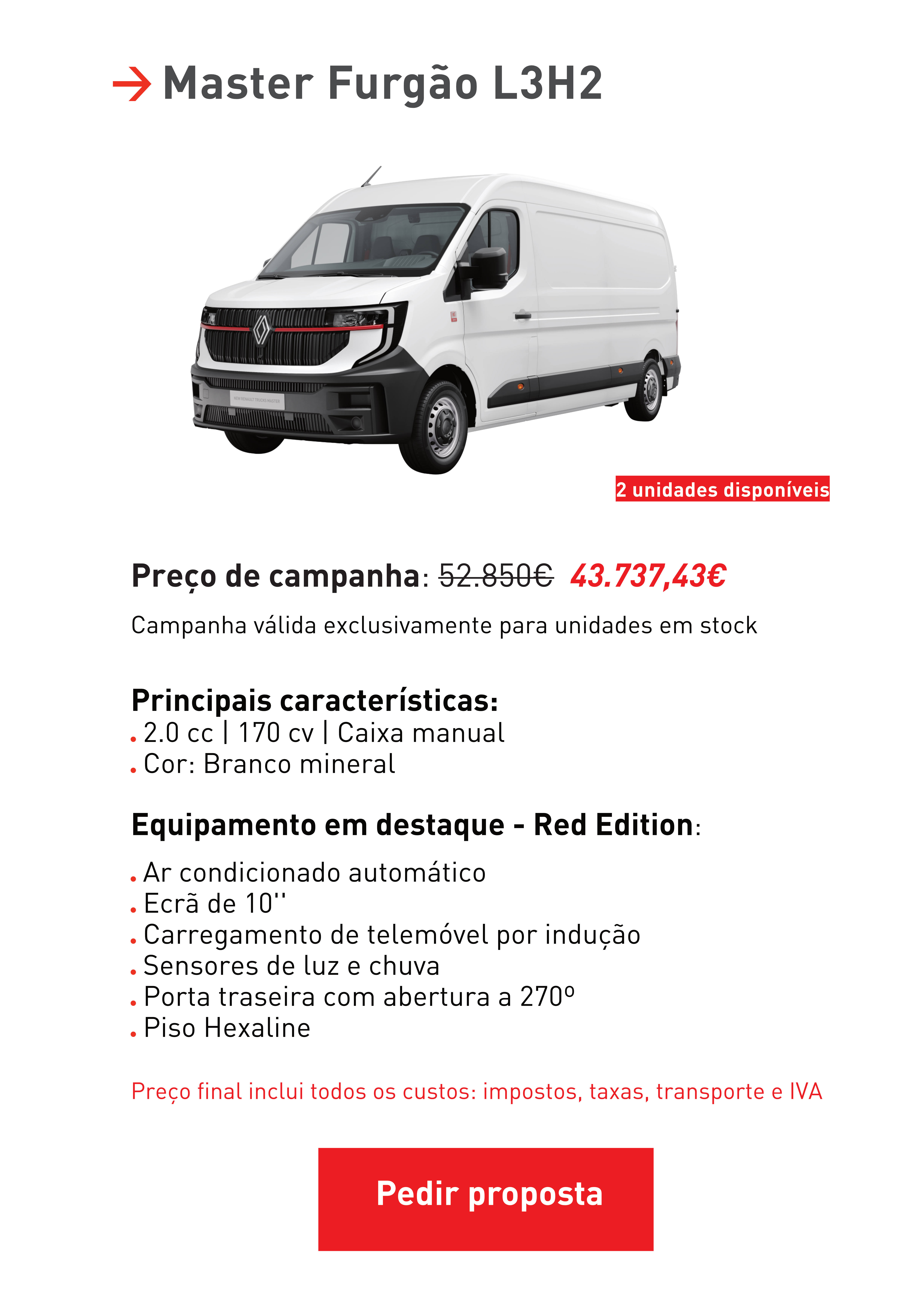 Master Furgão L3H2