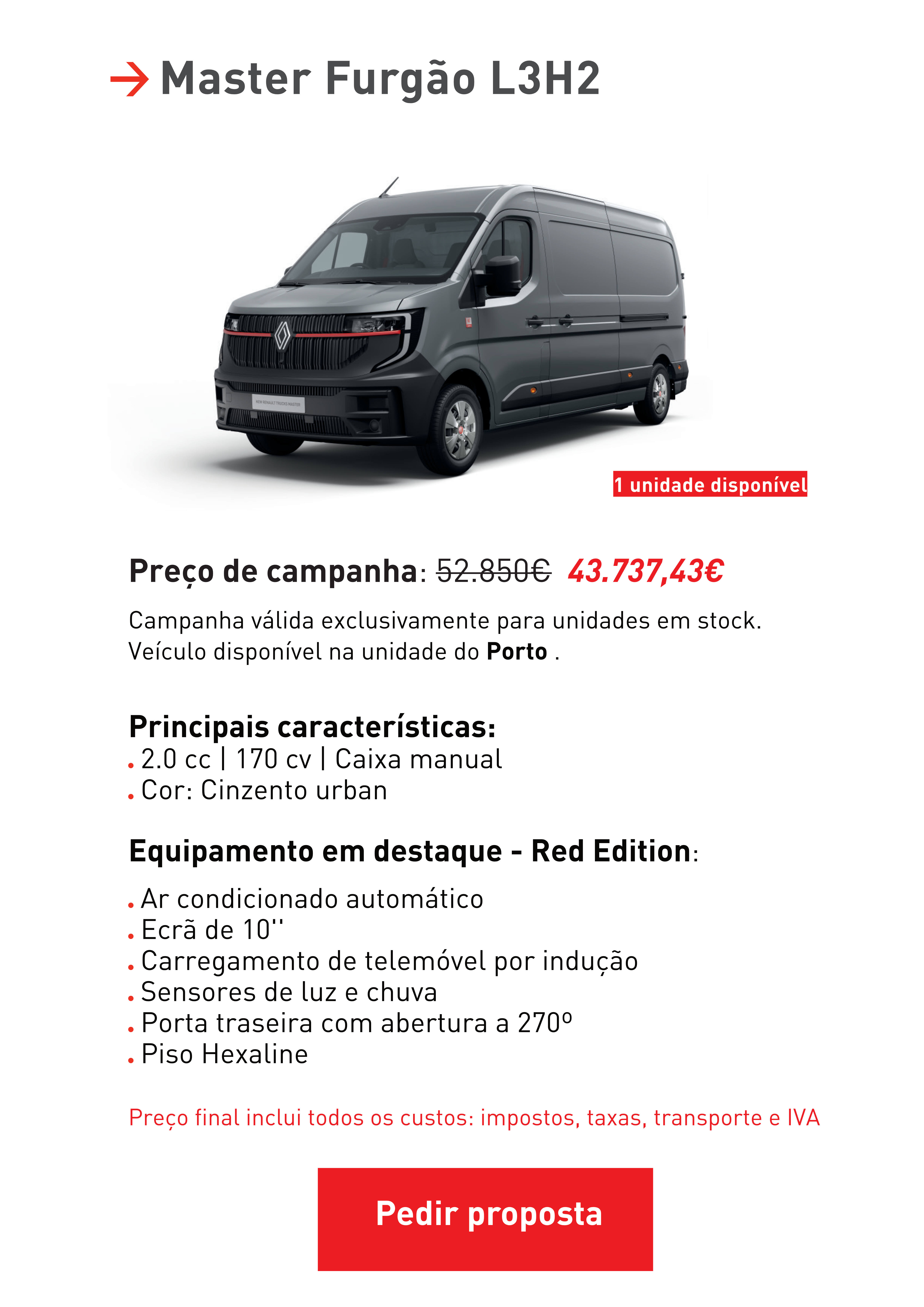 Master Furgão L3H2