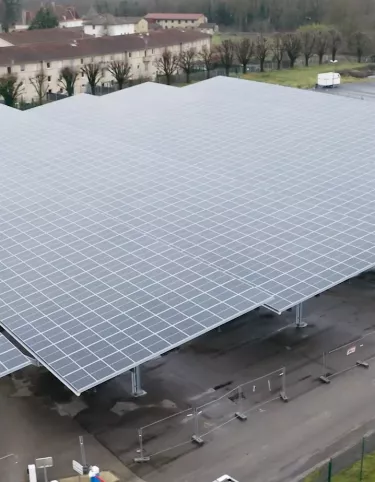 Renault Trucks Photovoltaic canopies Bourg-en-Bresse 
